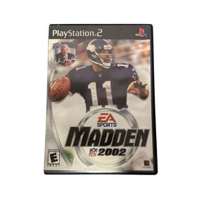 PlayStation 2 Madden NFL 2002 Video Game EA Sports PS2